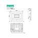 GEYER Προβολέας led μαύρος 20W 4000K 1800LM LPRM20CE