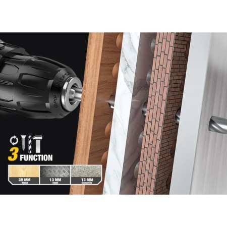 CAT Set Δράπανο κρουστικό Li-Ion 18V 1x2Ah DX155.2