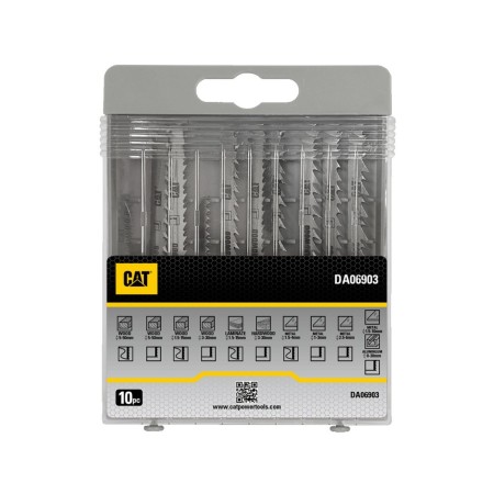 CAT Λάμα σέγας ξύλου-μετάλλου σετ:10τεμ. DA06903