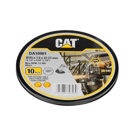 CAT Τροχός κοπής inox 115x1mm σε μεταλικό κουτί DA10901 (τιμή/τεμ)