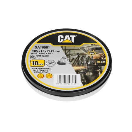 CAT Τροχός κοπής inox 115x1mm σε μεταλικό κουτί DA10901 (τιμή/τεμ)