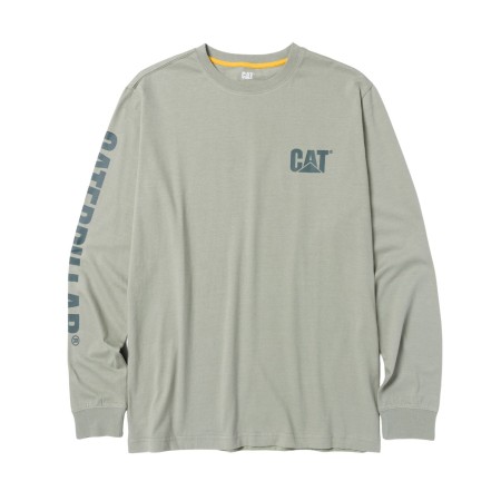 CAT Μακρυμάνικο μπλουζάκι trademark tee πράσινο L 1510034