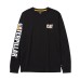 CAT Μπλουζάκι μακρυμάνικο trademark tee μαύρο L 1510034-016