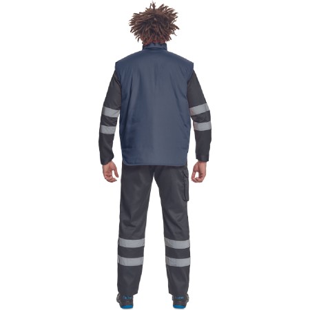 ΓΙΛΕΚΟ ΕΡΓΑΣΙΑΣ TRITON ΜΠΛΕ 4+2 ΤΣΕΠΕΣ 100%poly, 135g/m²