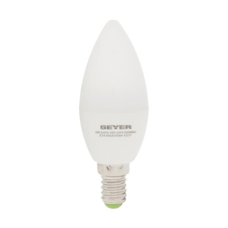 GEYER Λάμπα led κεράκι C35 E14 4.5W κίτρινο 470LM LCWE145E
