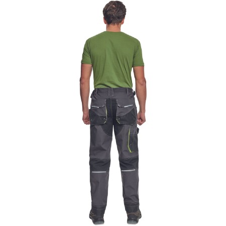 ΠΑΝΤΕΛΟΝΙ ΕΡΓΑΣΙΑΣ GREENDALE ΑΝΘΡΑΚΙ/ΛΑΙΜ 65%poly-35%cott, 270 g/m²