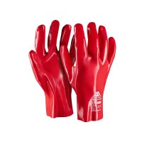 Γάντια χημικών Νο4 PVC πετρελαίου 10''-27cm Redstart