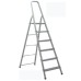 Σκάλα οικιακή αλουμινίου 2+1 σκαλιά ύψος: 0,70m.