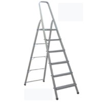 Σκάλα οικιακή αλουμινίου 7+1 σκαλιά ύψος: 1,80m.