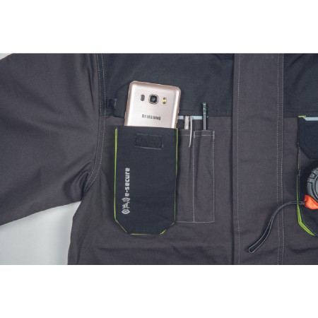 ΜΠΟΥΦΑΝ ΕΡΓΑΣΙΑΣ GREENDALE ΑΝΘΡΑΚΙ/ΛΑΙΜ 65%poly-35%cott, 270 g/m² No 56/XL