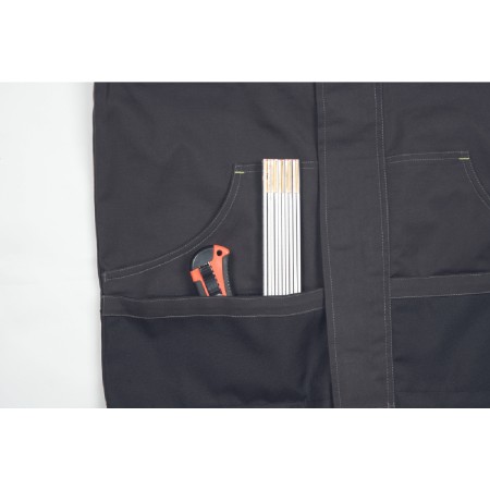 ΜΠΟΥΦΑΝ ΕΡΓΑΣΙΑΣ GREENDALE ΑΝΘΡΑΚΙ/ΛΑΙΜ 65%poly-35%cott, 270 g/m² No 56/XL