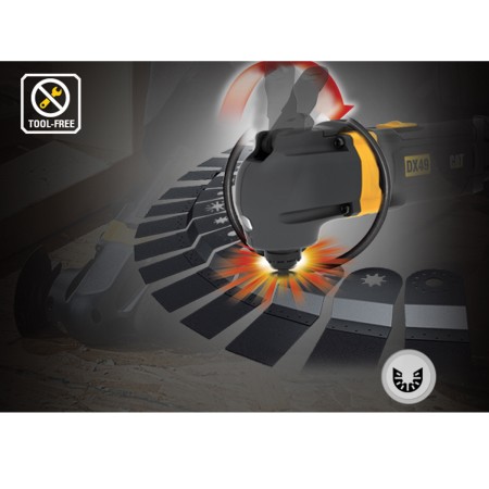 CAT Πολυεργαλείο SDS 350W με 14 λάμες DX49.1