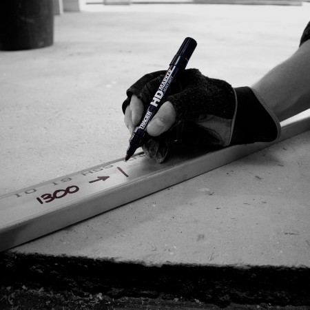 TRACER Μαρκαδόρος ανεξίτηλος βαρέως τύπου μαύρος AHD1