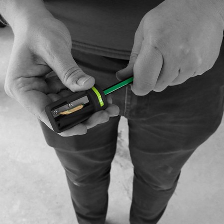 TRACER Μολύβι μαραγκών με ξύστρα 12τεμ. ACP1