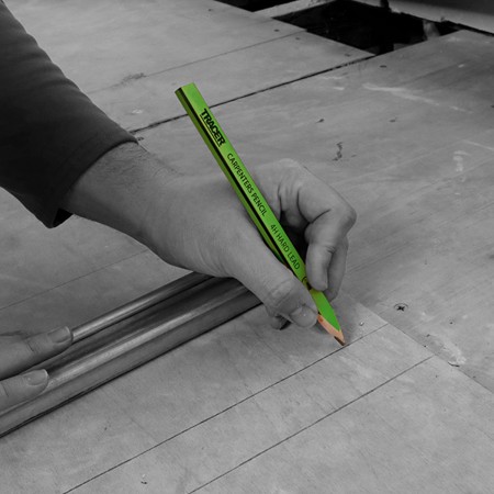 TRACER Μολύβι μαραγκών με ξύστρα 12τεμ. ACP1