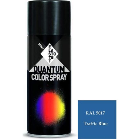 Σπρέι μπλε σκούρο ''traffic blue'' Quantum RAL 5017 - 400ml