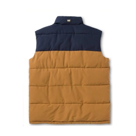 CAT Γιλέκο εργασίας arctic zone καφέ-μπλε L W12430