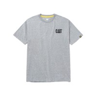 CAT Μπλουζάκι κοντομάνικο γκρι trademark tee L W05324