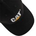 CAT Καπέλο εργασίας jockey μαύρο one size W01791