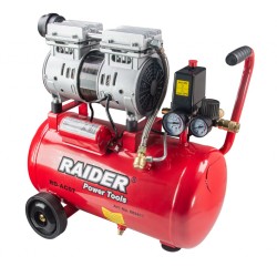 RAIDER Αεροσυμπιεστής 24L αθόρυβος  RD-AC07 0,75kW  089405 RAIDER Αεροσυμπιεστής 24L αθόρυβος  RD-AC07 0,75kW  089405