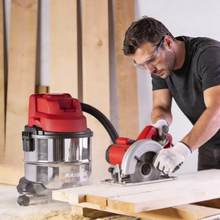 RAIDER R20 Solo Σκούπα υγρών/στερεών 20V με κάδο 15lt RDP-SDWC20 090319