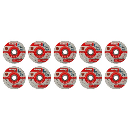 RAIDER Τροχός κοπής inox A60T 125*1.0*22.2mm σε μεταλικό κουτί 160158 (τιμή/τεμ)