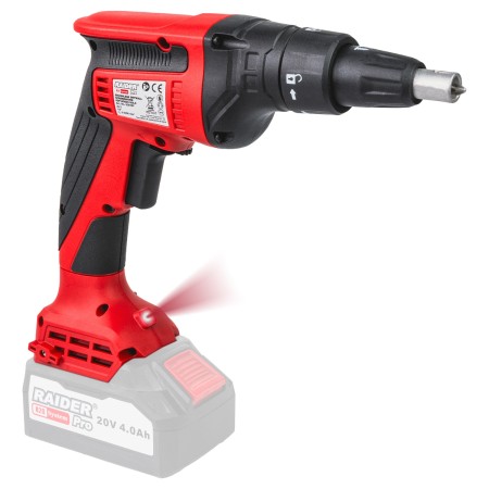 RAIDER R20 Solo Κατσαβίδι γυψοσανίδας 1/4" Brushless RDP-BDS20 030187