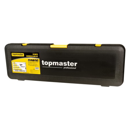 TOP MASTER Σπάτουλα γυψοσανίδας + λαβή Σετ 10τεμ. 320151