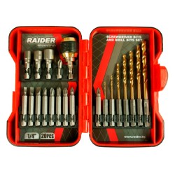 RAIDER Μύτες 1/4'' σετ 20τεμ 157797