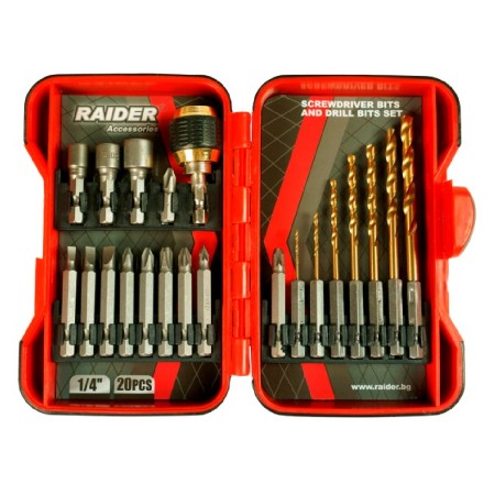RAIDER Μύτες 1/4'' σετ 20τεμ 157797
