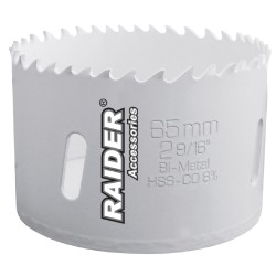 RAIDER Ποτηροτρύπανο κοβαλτίου CO8% BIM 65mm 157830