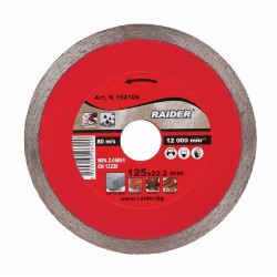 RAIDER Δίσκος κοπής διαμαντέ Continuous 125ΜΜ 162106