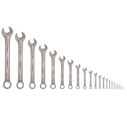 TOP MASTER Γερμανοπολύγωνα σετ 25τεμ Cr-V νίκελ  6-32ΜΜ 235114