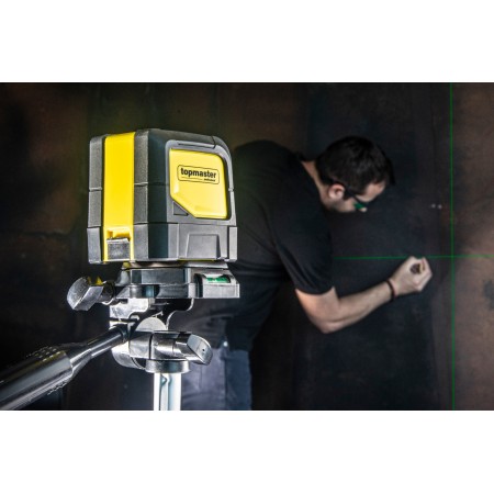 TOP MASTER Αλφάδι Laser σταυρός 15Μ 279905