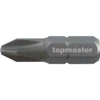 TOP MASTER Μύτη κατσαβιδιού με μέγεθος PH1 25mm συσκευασία 2τεμ. 338700