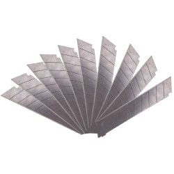 TOP MASTER Λάμες φαλτσέτας μαύρες 25*125ΜΜ 10τεμ 370125