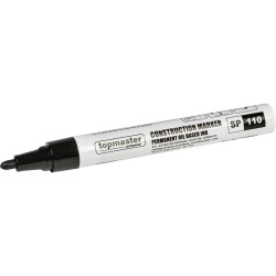 TOP MASTER Μαρκαδόρος ανεξίτηλος 2.8mm μαύρος & κίτρινος 549923